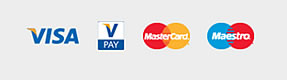 Payment by cash, cheque, bank transfer, all major credit and debit cards and Paypal